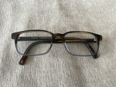 Warby Parker Wilkie Reading Glasses In Greystone Brown/Blue  display picture 1
