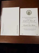 2021 Biden and Harris President Inaugural Invitation Announcement