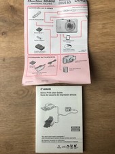 Canon PowerShot SD600 Direct Print Guide with Diagram