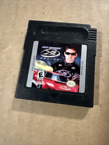 JEFF GORDON X3 RACING - NINTENDO GAME BOY Tested Authentic Video Game Works - Picture 4 of 10