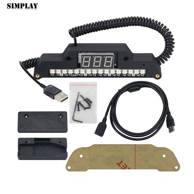 SIM Racing Wheel Digital Speedometer Display Speed Meter for Thrustmaster TSPC