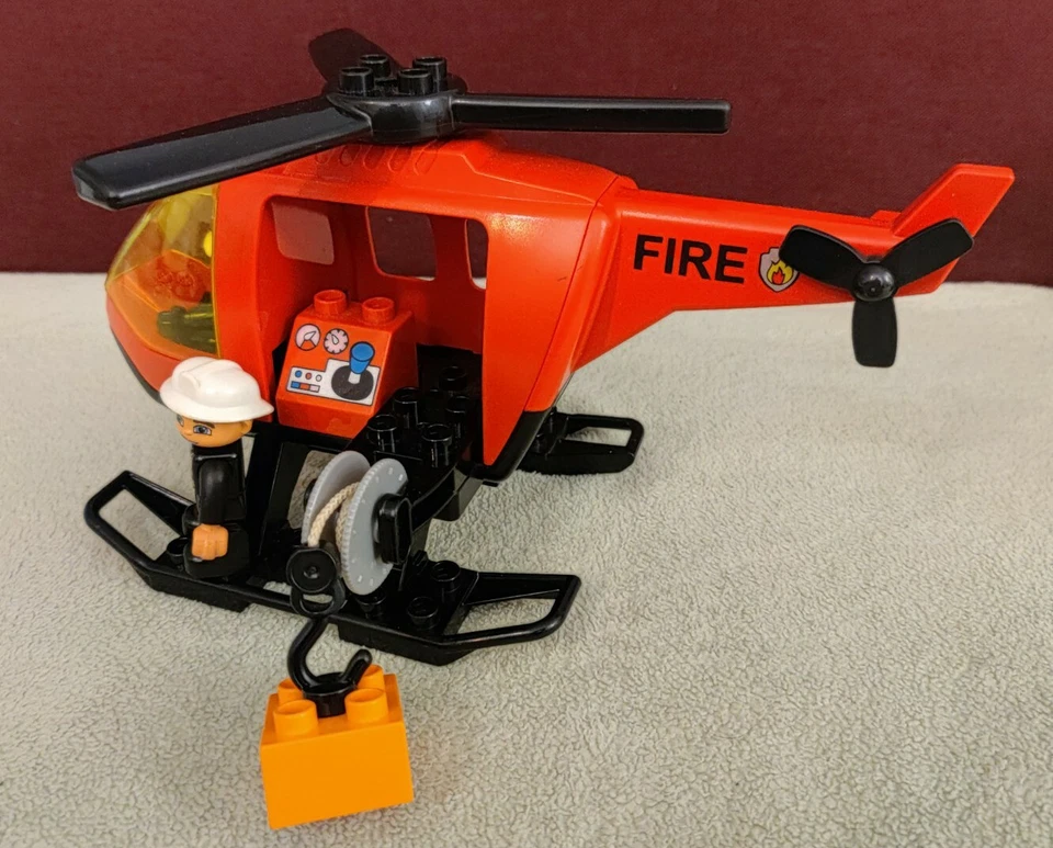 Lego Duplo 4967 - l'Hélicoptère des Pompiers - Fire - Photo 3/4
