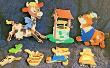 Farm Scene Dolly Toy Company Wall Hanging Lot