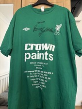 Bruce Grobbelaar Liverpool Signed Shirt
