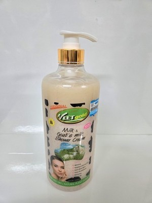 VEET GOLD Milk GOAT'S SHOWER CREAM  1000ML FREE AND FAST SHIPPING