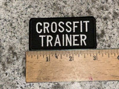 CUSTOM MADE Embroidered Crossfit Trainer Patch Iron on/ Sew on