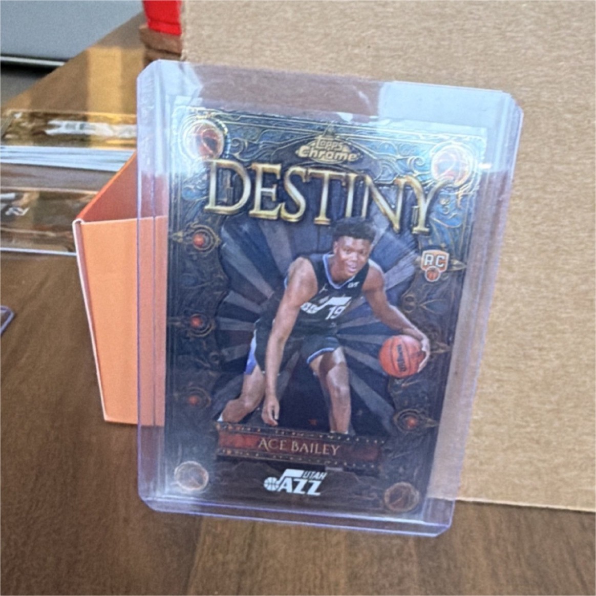 Topps Chrome Destiny Insert Ace Bailey Rookie Utah Jazz #D-5 NBA 2025-26