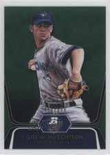 2012 Bowman Platinum Prospects Green Refractor 112/399 Drew Hutchison #BPP50 9y7