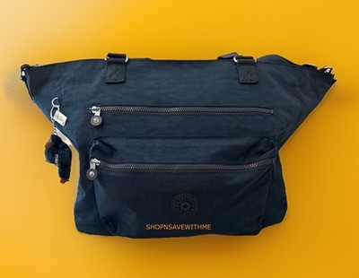 Kipling Isaac Blue Tone Extra Large Weekender Tote Bag NWT | eBay