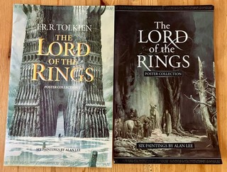 The Lord of the Rings Poster Collection 1 & 2 Alan Lee paintings