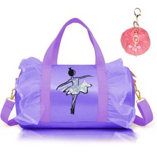 Cute Ballet Dance Bag Kids Tutu Dress Bag Girls Dance Bag Polyester Personali...