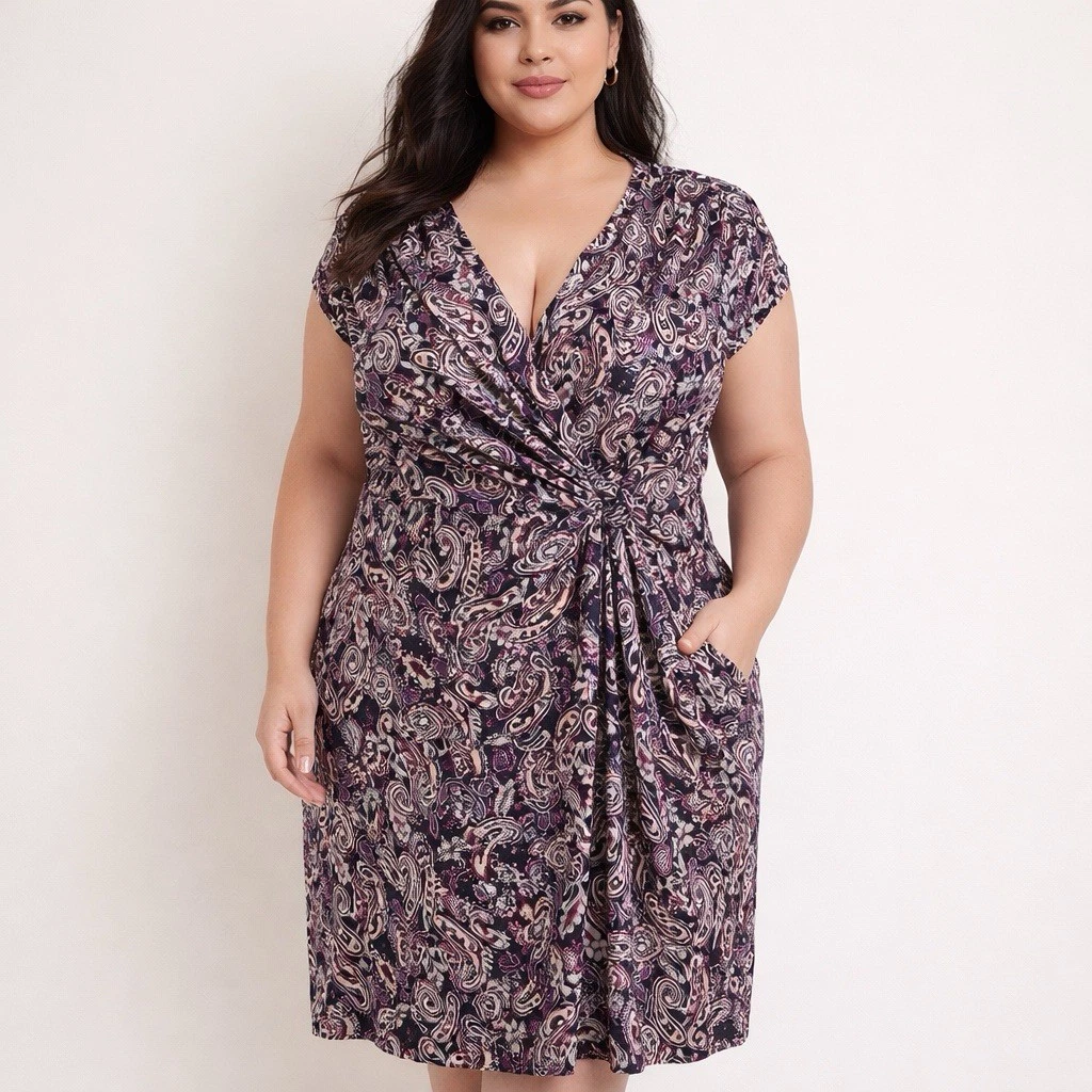 Spandex Plus Size Dresses for Women for sale | eBay