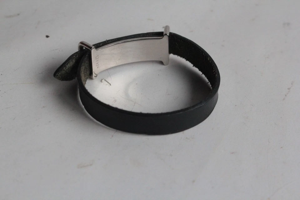 HERMES Bracelet cuir Hapi (75413) - Photo 2/4