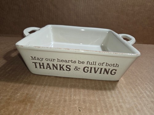 Baking Pan 9" Square Burton & Burton "Thanks & Giving" - Afbeelding 3 van 9