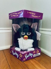 Furby Vintage 1998 Original Generation Tuxedo Black/White NEW IN BOX SEALED NIB