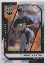 2021 Panini Elite Extra Edition Prime Numbers B 6/76 Irving Carter #152 4wd