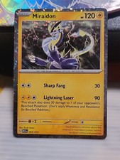 miraidon pokemon card mcdonalds price ex - SV03: Obsidian Flames Psychic Repulsion Bolt (60+ If your opponents Active Pokmon already has any damage counters on it Miraidon #3 Precios | Pokemon