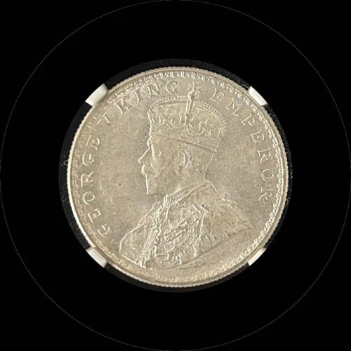 India Indian Rupee 1918 NGC MS63 World Coins / 10