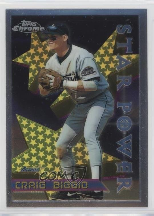 1996 Topps Chrome Star Power Craig Biggio #9 HOF 0qf4