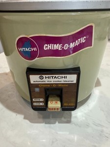 Hitachi Rice Cooker Chime-O-Matic Vintage RD-4051 Avocado Green Tested Working
