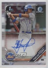 2019 Bowman Chrome Prospects Refractor 424/499 Shervyen Newton #CPA-SN Auto 00jz