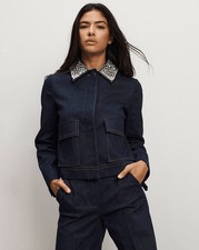 Veronica Beard Barrington Denim Jacket 898 Size 6