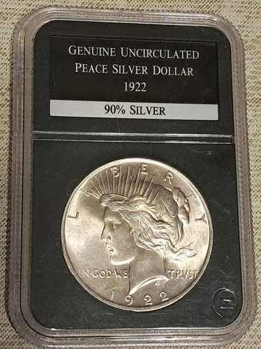 1922 Peace Dollar - Brilliant Uncirculated Beautiful, Near Perfect !!