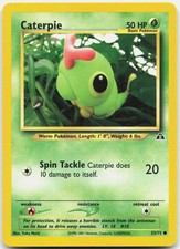 Caterpie 53/75 Common Neo Discovery Pokemon Unlimited Lightly Played on eBay