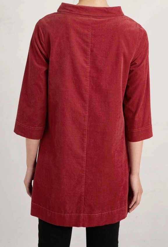 Seasalt.New/Tag”SAIL BY THE STARS TUNIC”JAM. Cord.Organic Cotton.UK 8.RRP £65.95 image 5
