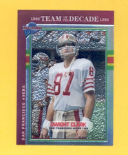 2005 Topps Fan Favorites DWIGHT CLARK San Francisco 49ers Chrome Card 405/499