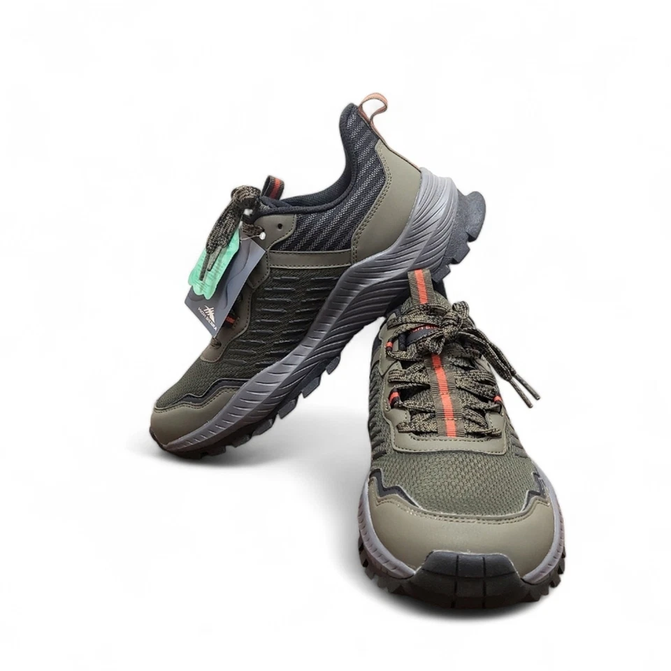 High Sierra Alpine Low Hiker Shoes Trail Sneakers Olive Green Men's Size - Изображение 3 из 4