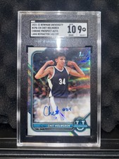 🔥2021 Bowman 1st Chrome CHET HOLMGREN RC AUTO Lava Refractor BCPACH SGC10 PSA10