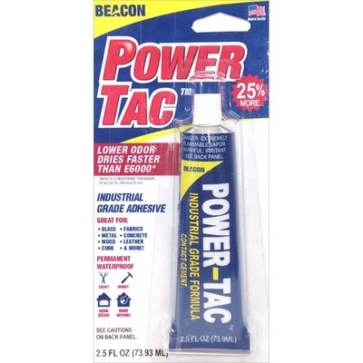 Beacon PT2OZTBC  Power Tac Adhesive 2.5oz-