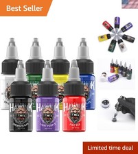 Tattoo Ink Set 1/2oz 15ml Tattoo Supply 7 Colors Pigment Kit TI203-15-7