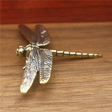 Brass dragonfly desktop ornament