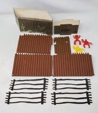 Lot of Vintage Western Cowboy Indian Fort Toys Marx 