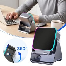 Wireless Induction Speaker 5-in-1 Bluetooth Speaker Phone Stand Rechargeable RGB