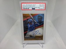 2021 Bowman's Best of Gold Refractor /50 Reginald Preciado #B21-RPR PSA 10