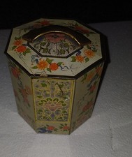 Vintage Kaffeedose Klipp's Kaffee Bremen 75 Jahre Jubiläum 1953 8-eckig