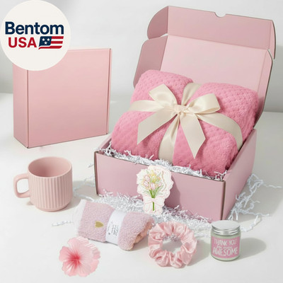 Gifts Baskets for Women with Custom Banner, Christmas Care Gifts Get Well Soon R