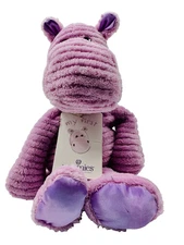 Lavender Scented Warmies Cuddly Plush Hippo - Soothing Warm In Microwave - 14"