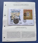 1995 Solomon Islands $5 PNC. 50th Anniv Surrender Of Japan. Info Card. 0232