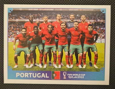 2022 Panini FIFA World Cup Qatar 2022 Stickers #POR1 Portugal Team Shot!