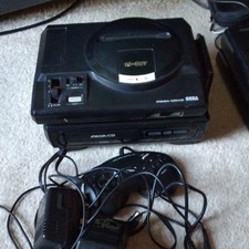 SEGA Mega Drive Console + Mega-CD Add-On PAL Composite RCA Black 1992 MK168605