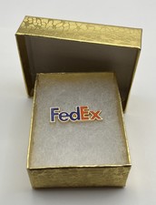 FedEx Logo Lapel Pin Cloisonn&eacute; Repro Gift