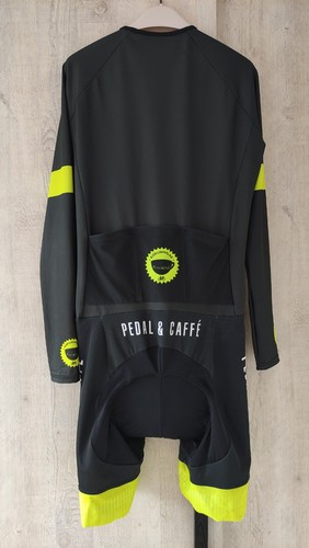 Gesu Bikewear Pedal & Caffé Long Sleeve Cyclocross Skinsuit Size: M (Larger) - Picture 4 of 24