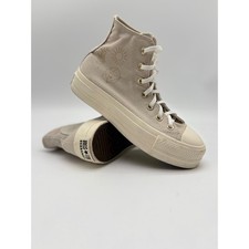 Converse ChuckTaylor AllStar Lift HighTop Beige Celestial Gold Sun Moon A02205C