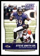 Steve Smith Sr. 2016 Score #25 Ravens NFL READ FREE SHIPPING AutographDen