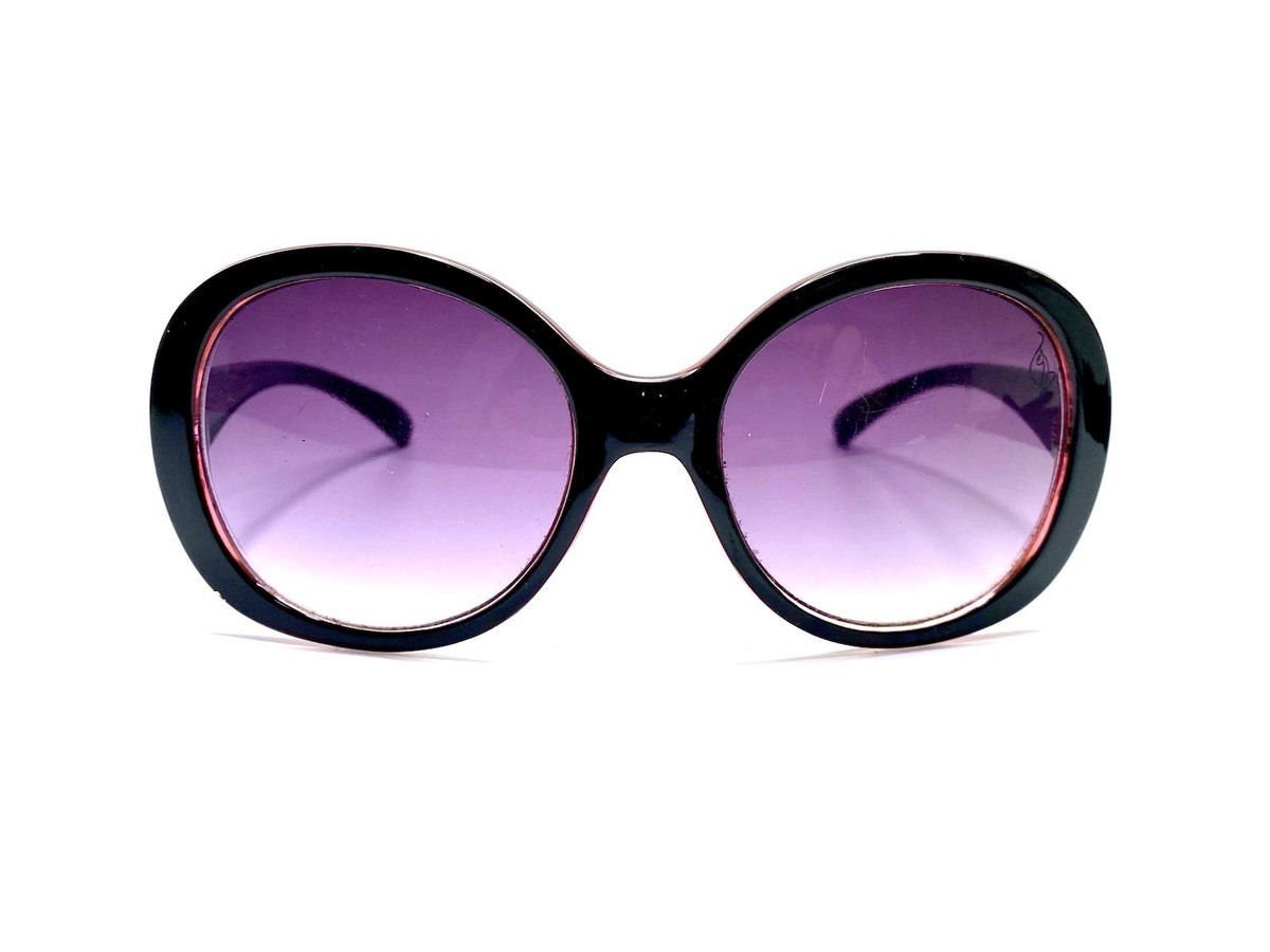 Baby Phat Black Pink Clear Oversized Oval Sunglasses B2072  display picture 3