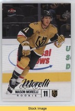 2024-25 Upper Deck Fleer Ultra Rookies Silver Foil Mason Morelli #226 READ 1ta3